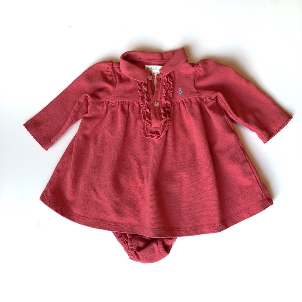 Ralph Lauren ruffled polo dress